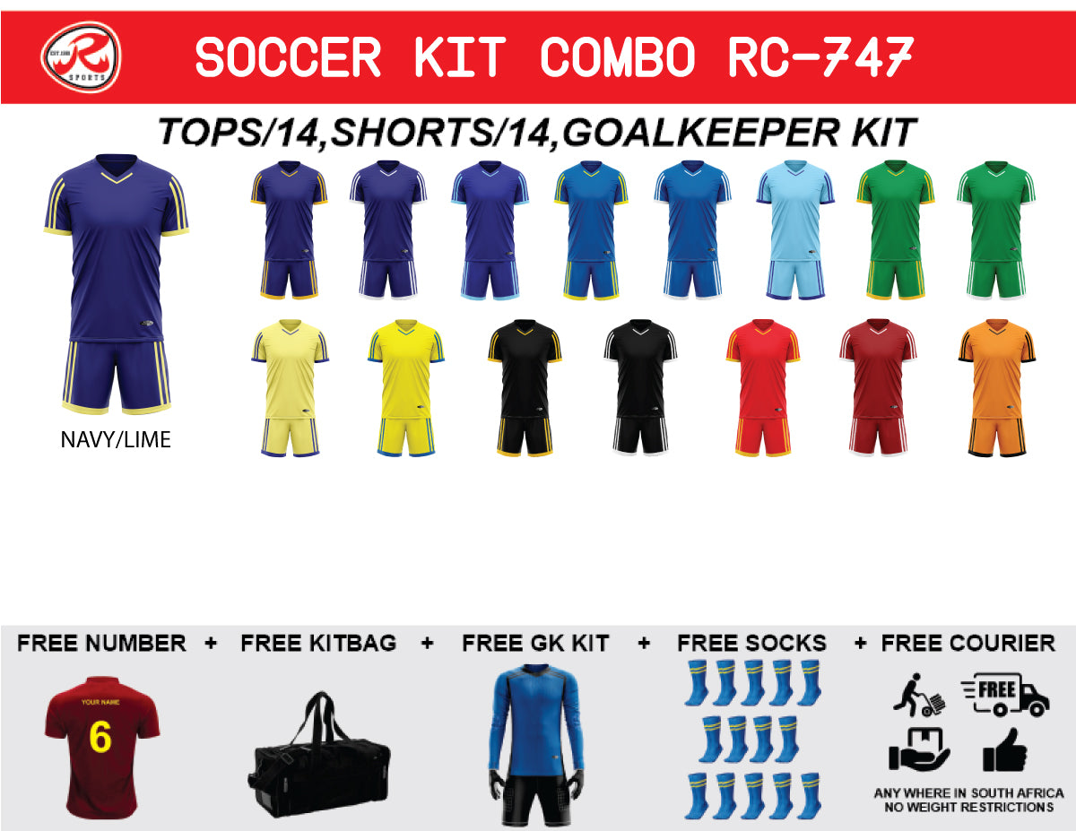 Ronex Soccer Kit RC-747 - Full Team Combo Set Of 15 – RONEX SPORTS