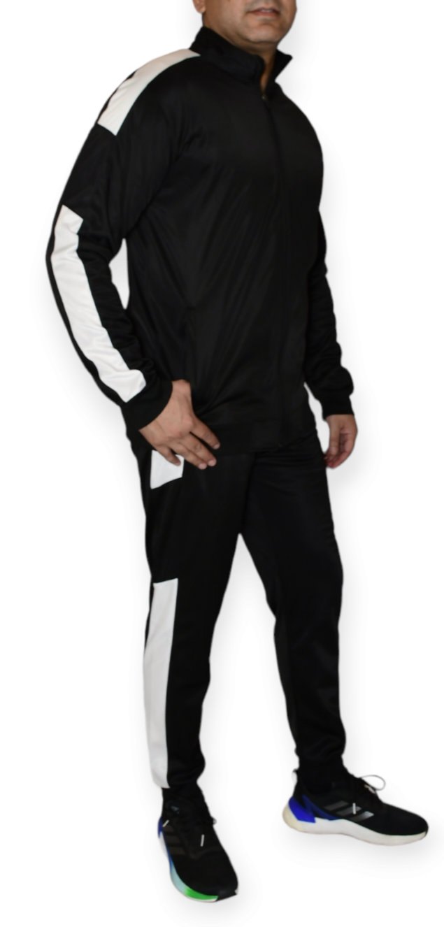 Mens slim fit online tracksuit set