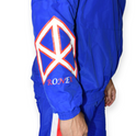 RONEX Windbreaker Unisex Nylon Regular Tracksuit Set Royal/Red/White