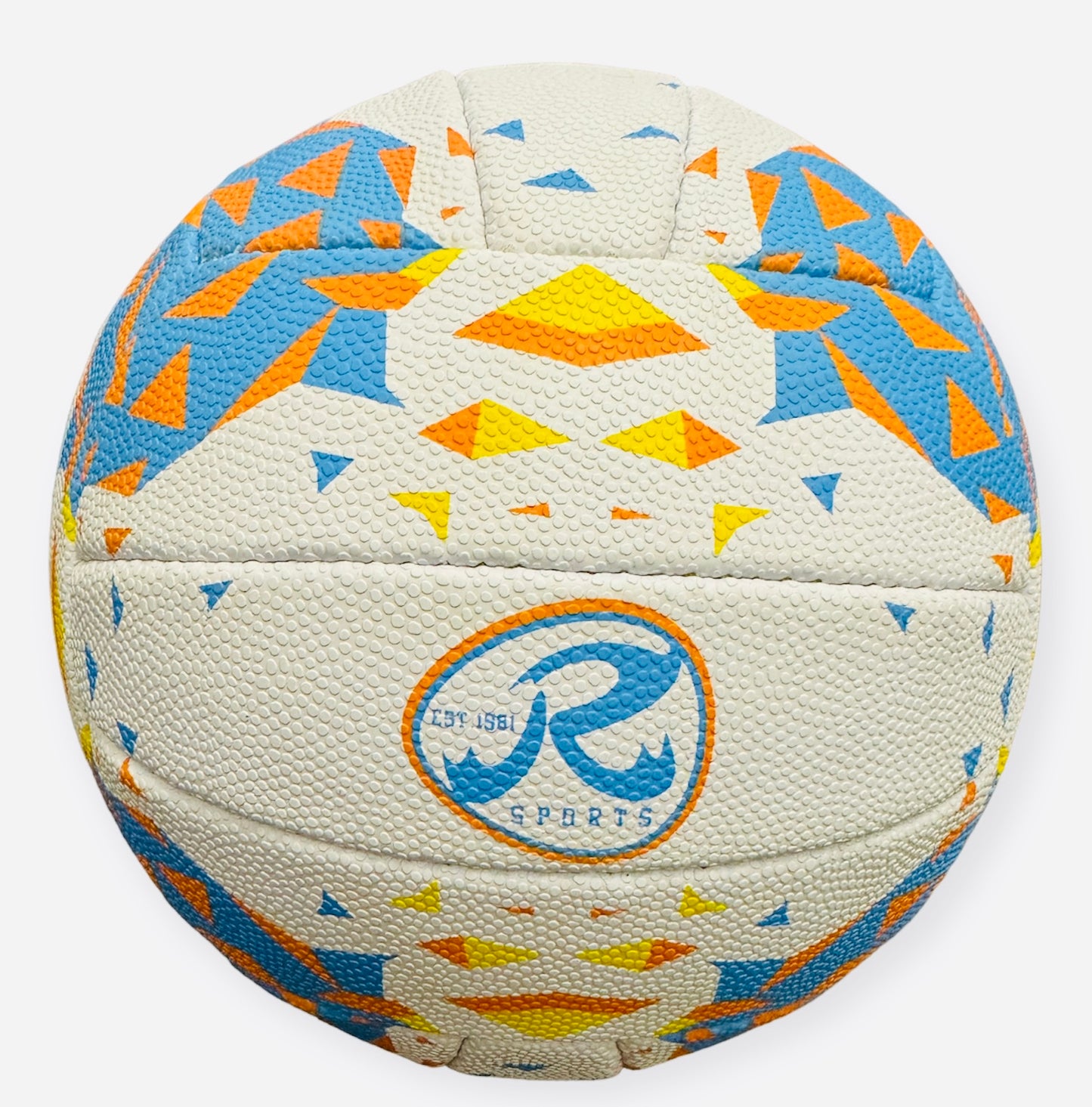 Ronex Netball Hand-Stitched Match Ball - Size 5 Super Grip