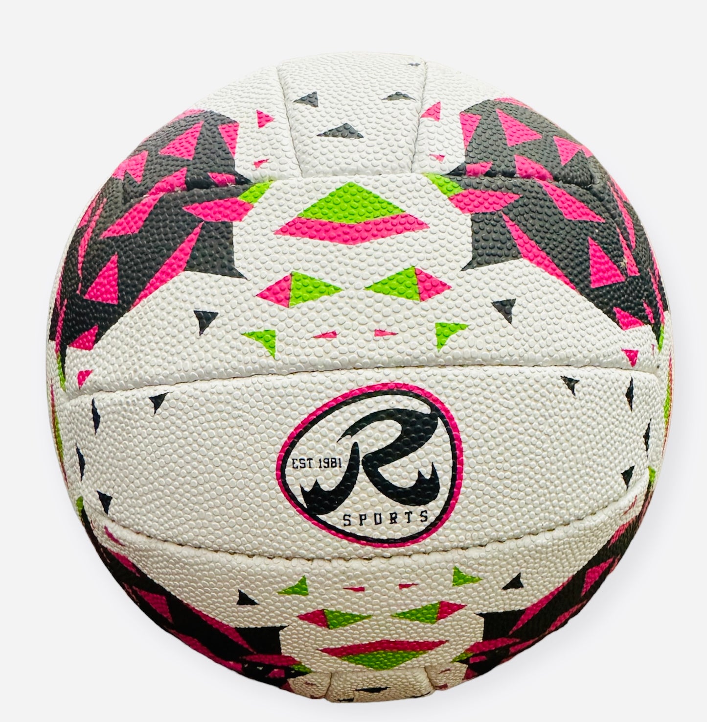 Ronex Netball Hand-Stitched Match Ball - Size 5 Super Grip