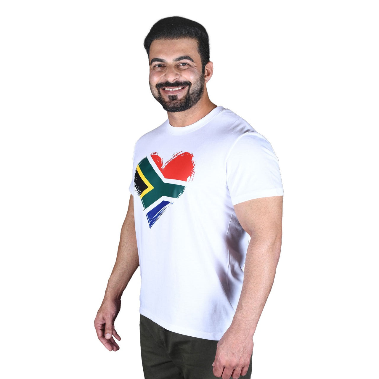 South African Heart Round-Neck Supporters T-Shirt Unisex